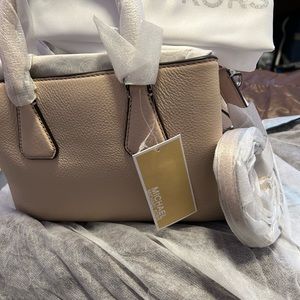 Michael Kors Camille Leather Satchel